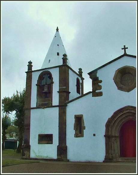 Kerkje in Praia da Vitoria, Terceira, Azoren