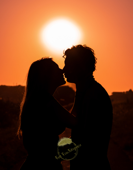 Liefde en zonsondergang.