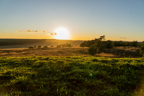 ondergaande zon