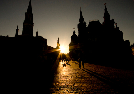 Twilight at red square