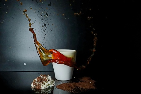 Koffie splash 