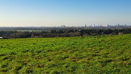 Zicht op eindhoven vanaf gulbergen