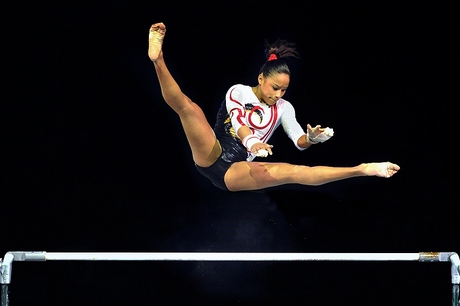 luchtsprong aan de rekstok