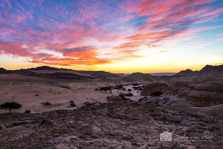 Wadi Araba Sunset