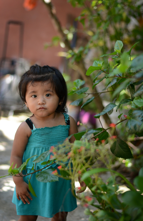 Meisje in Valladolid, Mexico