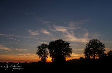 Afscheid van de zon.