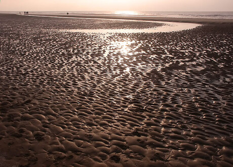 Aan het strand