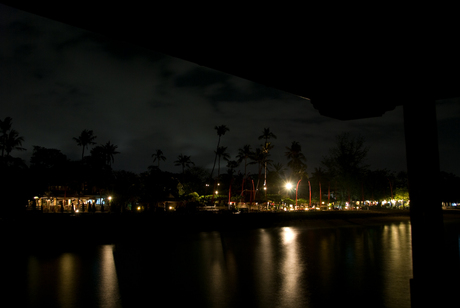 Sanur Beach By Night