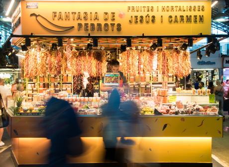 Pepertjes kopen in Barcelona