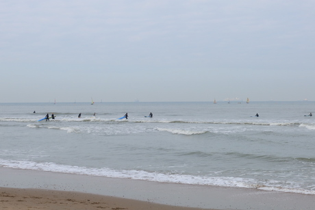 Surfers lekker bezig