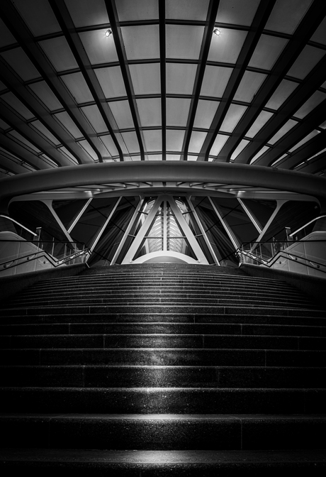 Enter the station