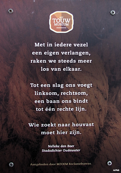 Tekst aan de muur 
