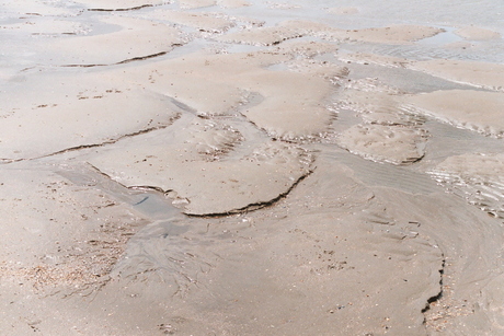 Het structuur van het strand