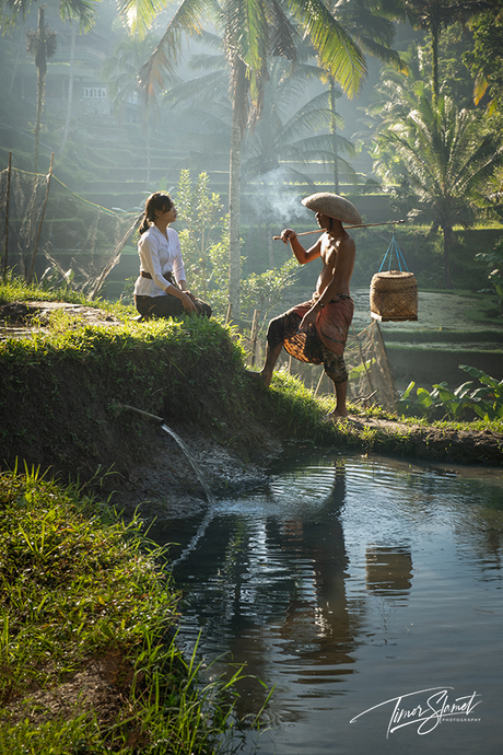 Boeren in Bali