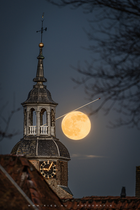 Moonrise at Blokzijl