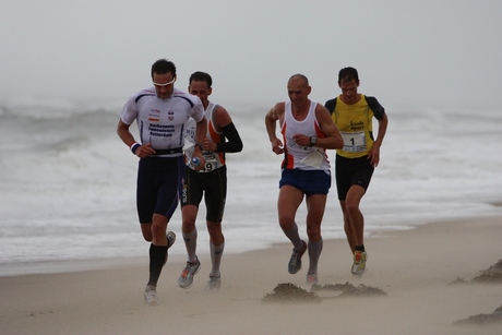 kopgroep in de Kustmarathon 2009 Zeeland