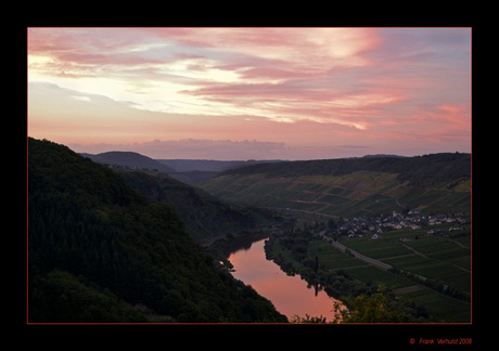 avond boven Duitsland