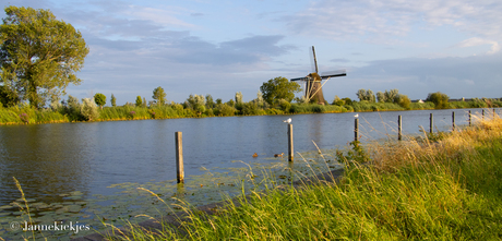 Uitzicht op molen