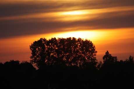 sunset in goedereede