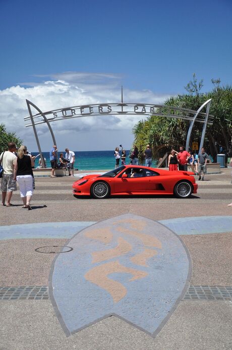 Ferrari in Surfers Paradise