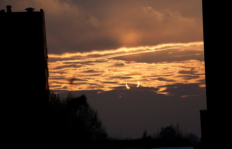 Zonsverduistering 2011 Enschede