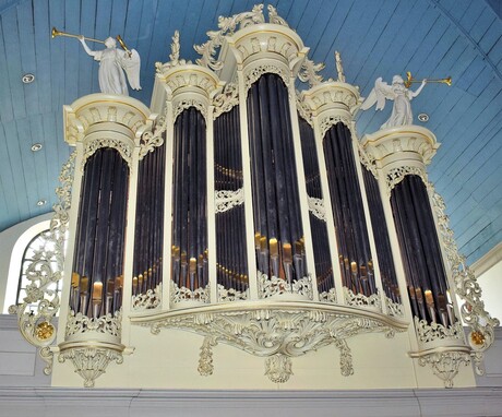 Naber orgel uit 1852 in de grote kerk in Sliedrecht