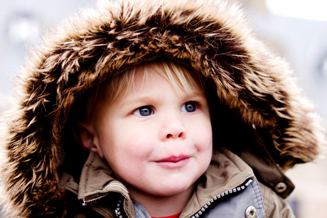 Winterse kinderfotografie Willemstad