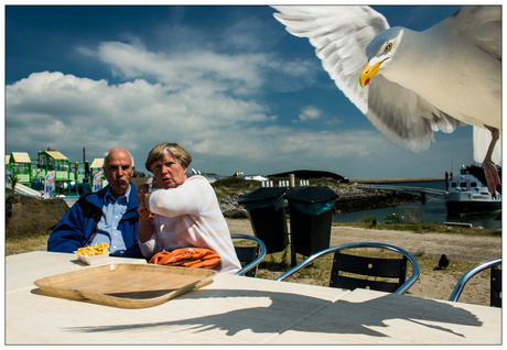 Vreemde gast aan tafel