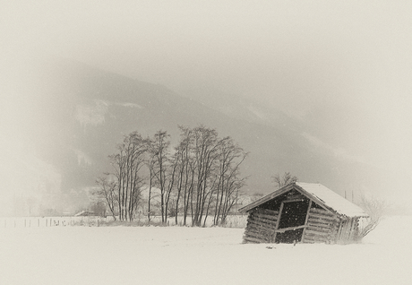 Verstild landschap