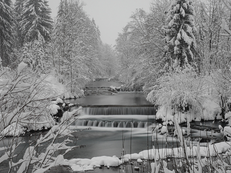 De Illerursprung in Oberstdorf. 