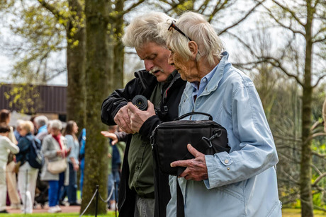 Even een lens wisselen