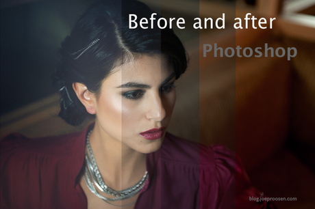 Before and after photoshop Paris