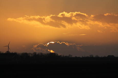 zonsondergang Schagen