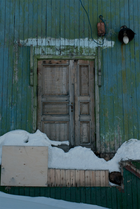 Deur in Barentsburg - Spitsbergen