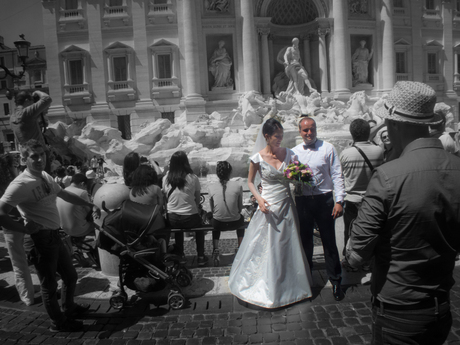 bruidspaar-trevi-rome