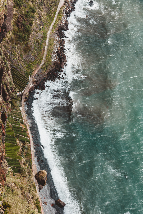 Landschap van boven