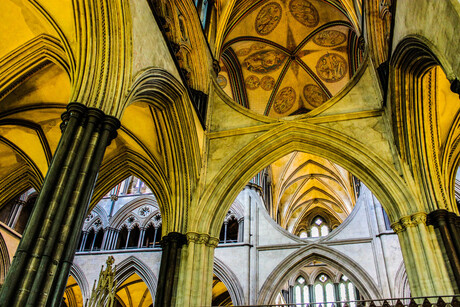 Gewelf van Salisbury cathedral
