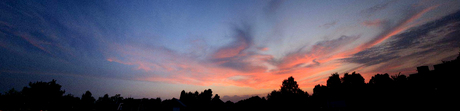 Avondrood panorama