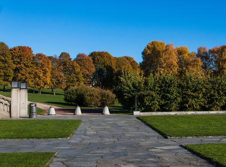 Herfst in het Vigeland Park