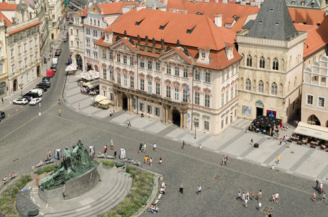 praag zicht uit klokketoren