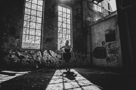 Oude fabriek shoot
