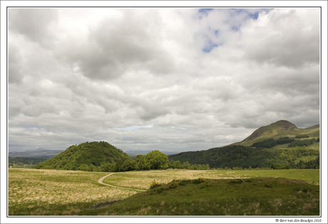 Volcanic hills Dumgoyach (Schotland)