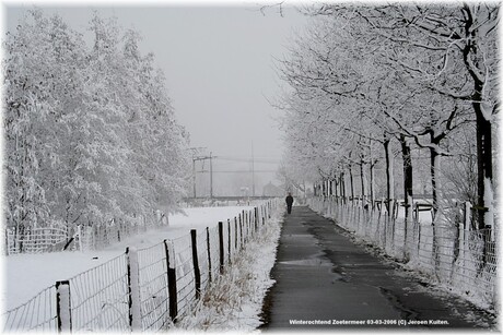 Winterochtend Zoetermeer maart 2006