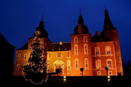 Kasteel Hoensbroek at Christmas Night