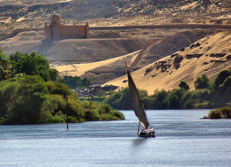 Felouk bij Aswan