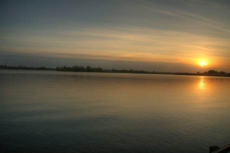 mijn Eerste HDR opnamen - ondergaande zon