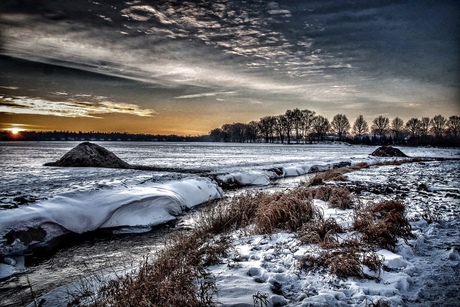Winter in Nederland.