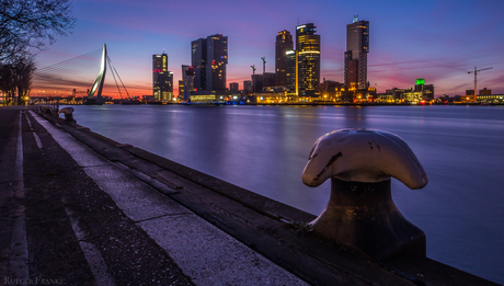 Sunrise Rotterdam Skyline