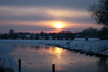 Winterse zon