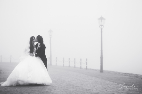 Bruiloft in de mist